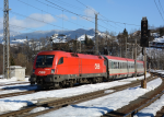 Lokomotiva: 1016.004 | Vlak: EC 164 Transalpin ( Graz Hbf. - Zrich HB ) | Msto a datum: Schwarzach-St.Veit 23.02.2019