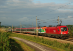 Lokomotiva: 1116.172-6 + 1116.006-6 | Vlak: IC 843 ( Wels Hbf. - Wien Westbf. ) | Msto a datum: Neulengbach 19.05.2009