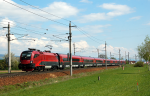 Lokomotiva: 1116.223 | Vlak: RJ 60 | Msto a datum: Hubertendorf 18.04.2009
