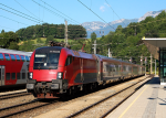 Lokomotiva: 1116.238 | Vlak: railjet 552 powered by BB Rail Tours ( Graz Hbf. - Wien Meidling ) | Msto a datum: Eichberg 16.07.2013