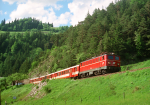 Lokomotiva: 1141.019-8 | Vlak: R 3410 ( Attnang-Puchheim - Stainach-Irdning ) | Msto a datum: Lessern 29.05.1993