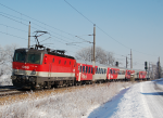 Lokomotiva: 1144.027 | Vlak: R 2023 ( St.Plten Hbf. - Wien Westbf. ) | Msto a datum: Neulengbach 27.01.2010
