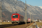 Lokomotiva: 1216.002 | Vlak: RoLa 52444 ( Brennersee - Wrgl_terminal ) | Msto a datum: Schwaz 23.01.2010