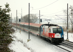 Lokomotiva: 1216.226 | Vlak: EC 172 Vindobona ( Wien Sdbf. - Hamburg-Altona ) | Msto a datum: Koln (CZ) 05.01.2009