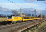 Lokomotiva: 193.226 ( RegioJet ) | Vlak: RJ 1032 ( Wien Hbf. - Praha hl.n. ) | Msto a datum: Pardubice-Oponek (CZ) 29.01.2018