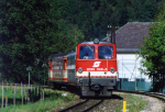 Lokomotiva: 2095.008-5 | Vlak: R 6907 ( Waidhofen a.d.Ybbs - Lunz am See ) | Msto a datum: Gstadt 13.10.1994