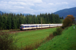 Lokomotiva: 4010. | Vlak: IC ( Innsbruck Hbf. - Graz Hbf. ) | Msto a datum: Selzthal 08.10.1993