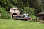 Lokomotiva: 4010.003-4 | Vlak: IC 502 Konrad Lorenz ( Graz Hbf. - Linz Hbf. | Msto a datum: Bosrucktunnel 31.05.1993