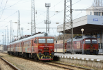 Lokomotiva: 32.035-8, 07.106-8 | Vlak: PV 20132 ( Gorna Orjahovica - Mezdra ) | Msto a datum: Levski 16.03.2018