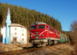 Lokomotiva: 75.004-2 | Vlak: PV 16105 ( Septemvri - Dobrinit ) | Msto a datum: erna Mesta  20.02.2008