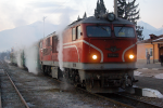 Lokomotiva: 77.008-1 | Vlak: PV 16102 ( Dobrinit - Septemvri ) | Msto a datum: Razlog 21.02.2008