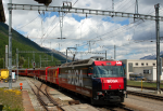 Lokomotiva: Ge 4/4 646 | Vlak: RE 1137 ( Chur - St.Moritz ) | Msto a datum: Bever 04.06.2009