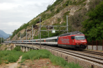 Lokomotiva: Re 460.102-7 | Vlak: IC 810 ( Romanshorn - Brig ) | Msto a datum: Lalden 22.06.2006
