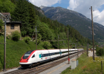 Lokomotiva: RABDe 500.029-4 | Vlak: ICN 671 ( Basel SBB - Lugano ) | Msto a datum: Wassen 02.06.2009