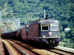 Lokomotiva: Re 6/6 11644 + Re 4/4 11228 | Msto a datum: Ausserberg 28.06.1996