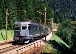 Lokomotiva: Re 6/6 11684 | Vlak: IC 255 ( Basel SBB - Sestri Levante ) | Msto a datum: Wassen 09.09.1994