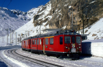 Lokomotiva: ABe 4/4 47 + ABe 4/4 49 | Vlak: R 443 ( Pontresina - Bernina Lagalb ) | Msto a datum: Bernina Lagalb   02.03.1996