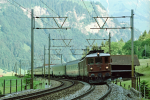 Lokomotiva: Ae 8/8 273 | Vlak: IC 811 ( Basel SBB - Brig ) | Msto a datum: Blausee-Mitholz 01.07.1995