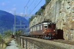 Lokomotiva: Ae 8/8 275 | Vlak: IC 811 ( Basel SBB - Brig ) | Msto a datum: Lalden 23.09.1995