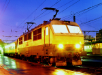 Lokomotiva: 150.007-3 | Vlak: Ex 125 Koian ( Praha Masarykovo n. - Koice ) | Msto a datum: Praha Masarykovo n.   21.03.1992