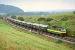 Lokomotiva: 150.009-9 | Vlak: R 641 ( Praha-Smchov - esk Tn ) | Msto a datum: odb. Parnk 26.08.1995