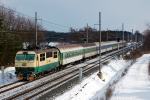 Lokomotiva: 150.213-7 | Vlak: R 702 ( Luhaovice - Praha hl.n. ) | Msto a datum: Koln 17.02.2009