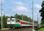 Lokomotiva: 150.221-0 | Vlak: EC 120 Koian ( Koice - Praha hl.n. ) | Msto a datum: Chvaletice 16.07.2009