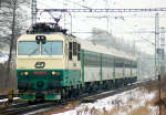 Lokomotiva: 151.004-9 | Vlak: IC 142 Odra ( ilina - Praha hl.n. ) | Msto a datum: Lipnk nad Bevou 13.01.2006