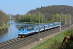 Lokomotiva: 162.018-6 | Vlak: Os 8654 ( Pardubice hl.n. - Koln ) | Msto a datum: Tnec nad Labem 19.04.2019