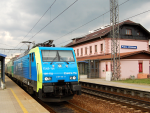 Lokomotiva: 189.154 ( PKP Cargo ) + ET22-1177 + 186.187 ( METRANS ) | Msto a datum: Praha-Uhnves (CZ) 11.06.2012