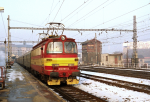 Lokomotiva: 230.103-4 | Vlak: Os 4605 ( Brno hl.n. - Beclav ) | Msto a datum: Brno hl.n.   03.02.1993