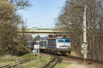 Lokomotiva: 242.201-2 | Vlak: R 663 Romberk ( Plze hl.n. - Brno hl.n. ) | Msto a datum: Jindichv Hradec 08.04.2020