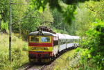 Lokomotiva: 242.233-5 | Vlak: Os 7307 ( Cheb - Plze hl.n. ) | Msto a datum: Vranov u Stbra 24.09.1999