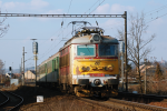 Lokomotiva: 242.256-6 | Vlak: Os 8015 ( Strakonice - esk Budjovice ) | Msto a datum: esk Budjovice severn zastvka 14.03.2011
