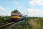 Lokomotiva: 242.275-6 | Vlak: Os 8006 ( esk Budjovice - Cheb ) | Msto a datum: Nemanice 28.08.1994
