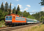 Lokomotiva: 362.001-0 ( ES499.1001 ) | Vlak: R 865 Rudolf Tsnohldek ( Praha hl.n. - Brno hl.n. ) | Msto a datum: Blovice nad Svitavou   16.07.2015