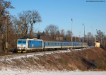 Lokomotiva: 362.083-8 | Vlak: Sp 1831 Jordn ( Praha hl.n. - Tbor ) | Msto a datum: Hemaniky 31.12.2016