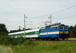 Lokomotiva: 363.001-9 | Vlak: R 871 Punkva ( Praha hl.n. - Brno hl.n. ) | Msto a datum: Star Koln 06.07.2009