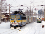 Lokomotiva: 363.048-0 | Vlak: Nex 41501 ( Praha-Uhnves - Salzburg Hbf. ) | Msto a datum: Hemaniky 26.01.2010