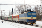 Lokomotiva: 363.064-7 | Vlak: R 837 ( Brno hl.n. - Bohumn ) | Msto a datum: Chropyn 30.01.2010