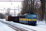 Lokomotiva: 363.067-0 | Vlak: Pn 68500 ( esk Budjovice - Kralupy nad Vltavou ) | Msto a datum: Hemaniky 22.02.2010
