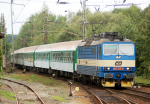 Lokomotiva: 363.069-6 | Vlak: R 643 ( Praha hl.n. - esk Budjovice ) | Msto a datum: Stezim 10.09.2010
