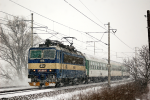 Lokomotiva: 363.169-4 | Vlak: Os 4218 ( Perov - Beclav ) | Msto a datum: Horn Motnice 08.01.2010