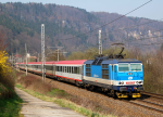 Lokomotiva: 371.001-9 | Vlak: EC 173 Vindobona ( Hamburg-Altona - Villach Hbf. ) | Msto a datum: Doln leb zastvka 29.03.2014
