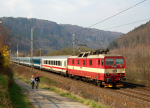 Lokomotiva: 371.004-3 | Vlak: EC 175 Jan Jesenius ( Hamburg-Altona - Budapest Kel.pu. ) | Msto a datum: Doln leb zastvka 29.03.2014
