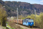 Lokomotiva: 372.007-5 | Vlak: Pn 48371 ( Bad Schandau - HOLCIM Prachovice ) | Msto a datum: Doln leb zastvka 04.04.2019