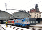 Lokomotiva: 380.008-3 | Vlak: IC 571 Zdenk Fibich ( Praha hl.n. - Beclav ) | Msto a datum: Praha hl.n.  06.01.2011