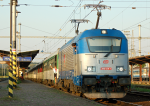 Lokomotiva: 380.014-1 | Vlak: Ex142 Odra ( ilina - Praha hl.n ) | Msto a datum: Hranice na Morav 26.08.2011