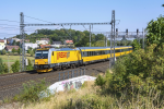 Lokomotiva: 386.202-6 | Vlak: RJ 1050 ( Bratislava hl.st. - Praha hl.n. ) | Msto a datum: Praha-Kyje 31.07.2018
