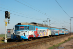 Lokomotiva: 451.056-6 | Vlak: Os 9416 ( Koln - Praha Masarykovo n. ) | Msto a datum: Kamenn zbo   13.03.2007